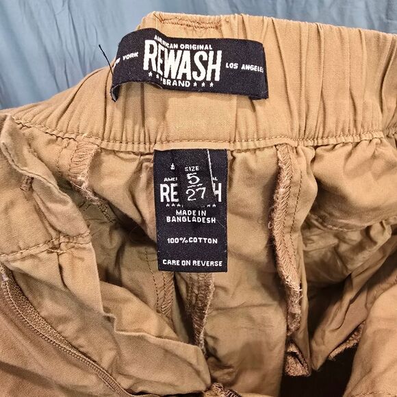 Rewash Women's Tan Wide Leg Pants - Picture 3 of 8